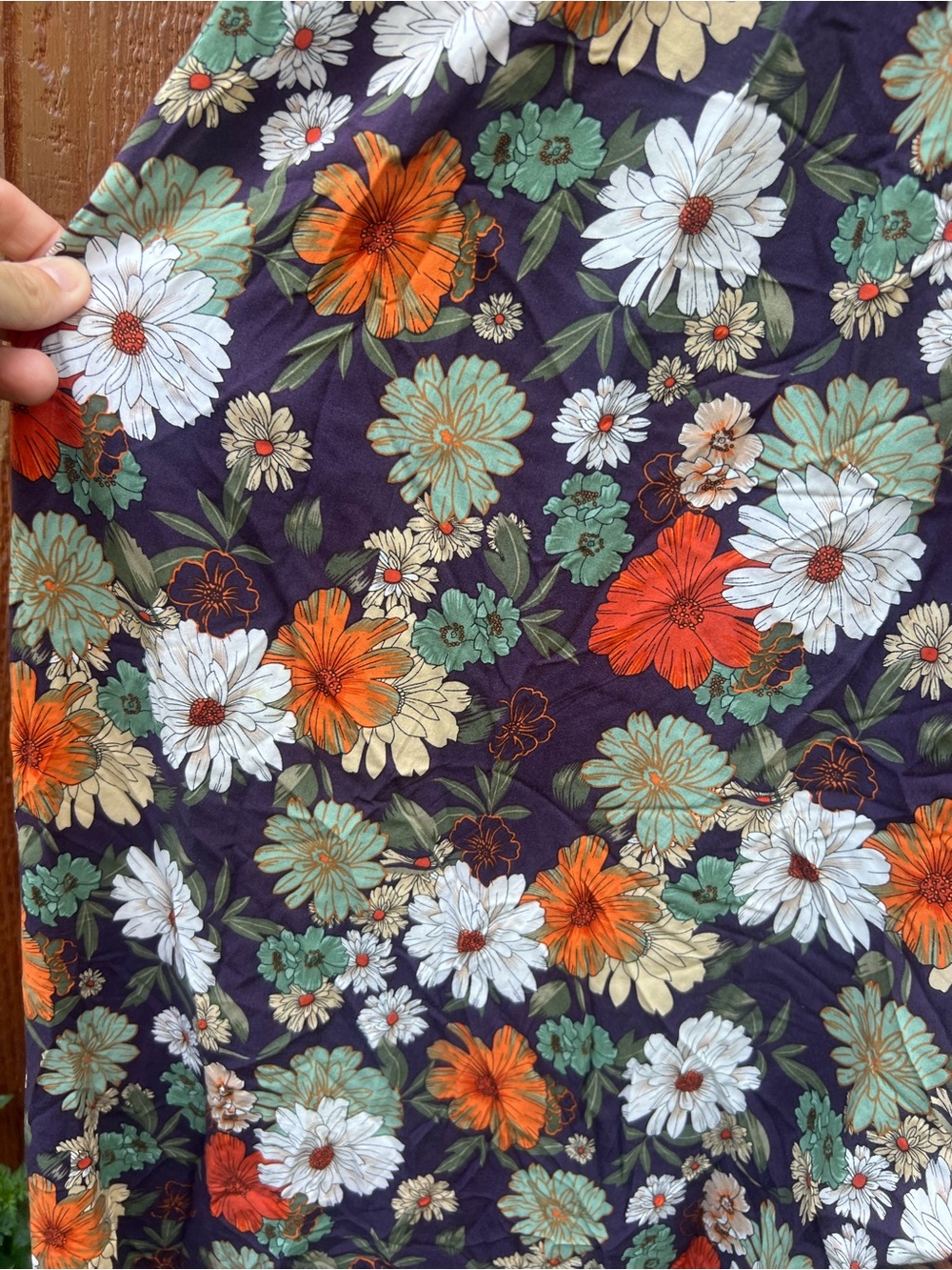 Natural Life Patti Floral Wide-Leg Jumpsuit Boho Size XL - Picture 3 of 8